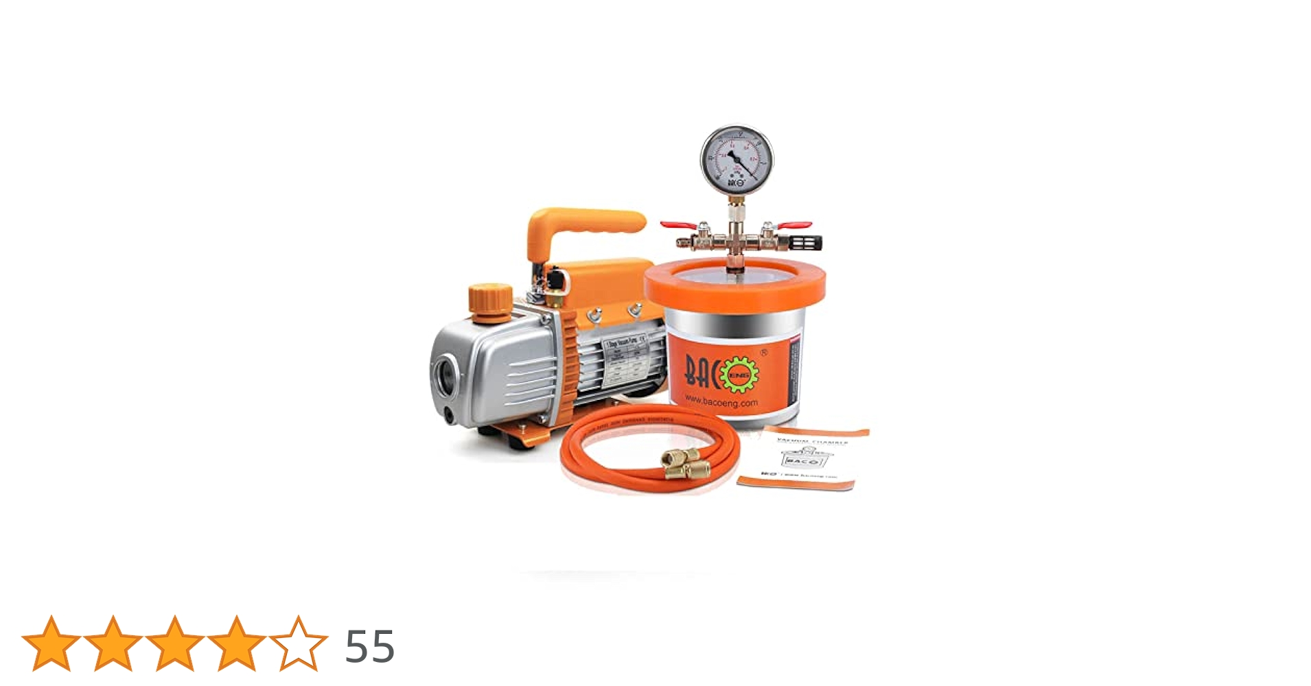 真空チャンバーキット 真空ポンプセット 2L 真空脱泡機 レジン用 100V 61Wo6mCWErL._UF894,1000_QL80_.jpg