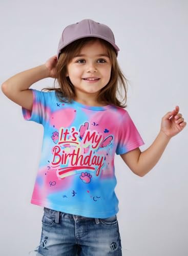 Birthday Boy Shirt Its My Birthday Shirt Girl Party T-Shirt Outfit Ages 3-14 for Kids Sleeve Tees3