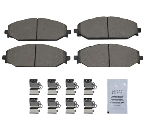Image of HUSCH D2179 Front Ceramic Brake Pads Kit Fit For Jeep Wagoneer 2022-2022, For Ram 1500 2019-2022