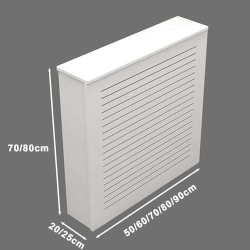 Cubierta de radiador moderna blanca de gran capacidad de carga para pasillo 2