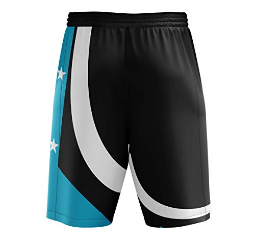 Image of Triumph Men's /Boy's Polyester Sublimated Basketball Shorts Black