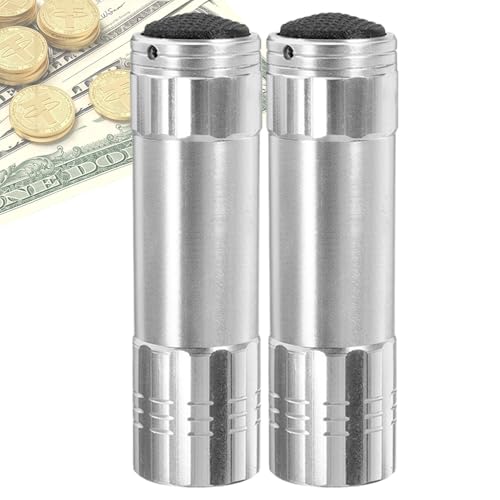 Caja fuerte secreto, 2 unidades ocultas secretas portátiles con forma de antorcha – luz falsa con escondite para plata y caja fuerte discreta para especies y