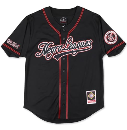 NLBM Negro Leagues M8 Commemorative Jersey Black [2XL]