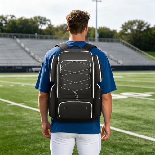 Football Backpack with Shoe Compartment