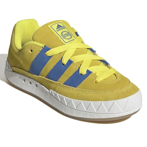 adidas Mens Adimatic Lace Up Sneakers Shoes Casual - Yellow2