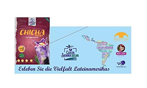 Chicha Morada - Lila Mais Tee - 8x 70g Perúanischer Tee ohne Zuckerzusatz - 100% Natürlicher Tee zum kalt & warm genießen - Veganer Tee für kaltes Wasser - Erfrischungsgetränk Cover