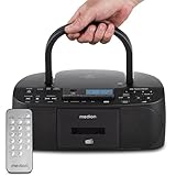MEDION DRX-1 Plus Boombox (Radio Portable Dab+ et FM, Bluetooth, Lecteur CD, MP3, Cassette...
