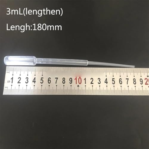 Pipettes Pasteur plastique pour transfert de solutions aqueuses et mélanges de 0,2ml à 5ml - 5