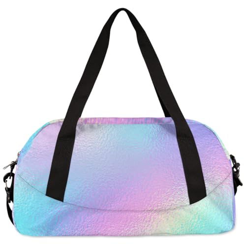 Personalized Dance Bag Girls Duffle Bag Custom Kids Athletic Bags Sports Weekender Sleepover Travel Bag Gym Ballet Bag for Girls Teens, Colorful4