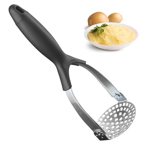 Prensador de Patatas,Aplastador Machacador de Patatas,Triturador de Patatas,Prensa de Patatas,Machacador de Patatas de Acero Inoxidable
