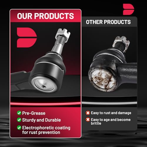 BDFHYK 2Pcs Front Outer Tie Rod Ends Kit for Chevy 99-06 Silverado 1500 Tahoe Suburban Avalanche, for GMC 99-06 Sierra 1500 Yukon XL, for Cadillac 02-06 Escalade ESV EXT, Replacement ES3493T ES3493 by BDFHYK - Used condition - Image 5