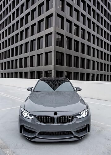 Image of HOME13 Vinyl Wrap Sheet for Car & Bike Self Adheisve Vinyl Wrap Sticker & Decal Roll Film Air Release Bubble Free (24x80 Inches, Nardo Grey Gloss)