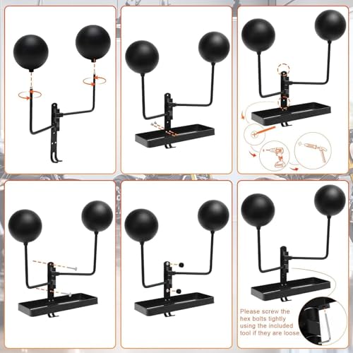 Gancho para casco resistente soporte metálico antideslizante para evitar caídas 7
