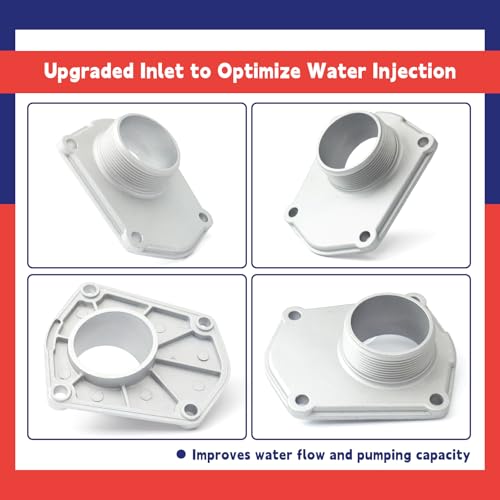 Dusledel NPT Threaded Inlet with 4 Bolts Replacement for Predator 2 inch 212cc Engine Semi-Trash Water Pump Generators Parts Replace 63405 56160 by Dusledel - Used condition - Image 7