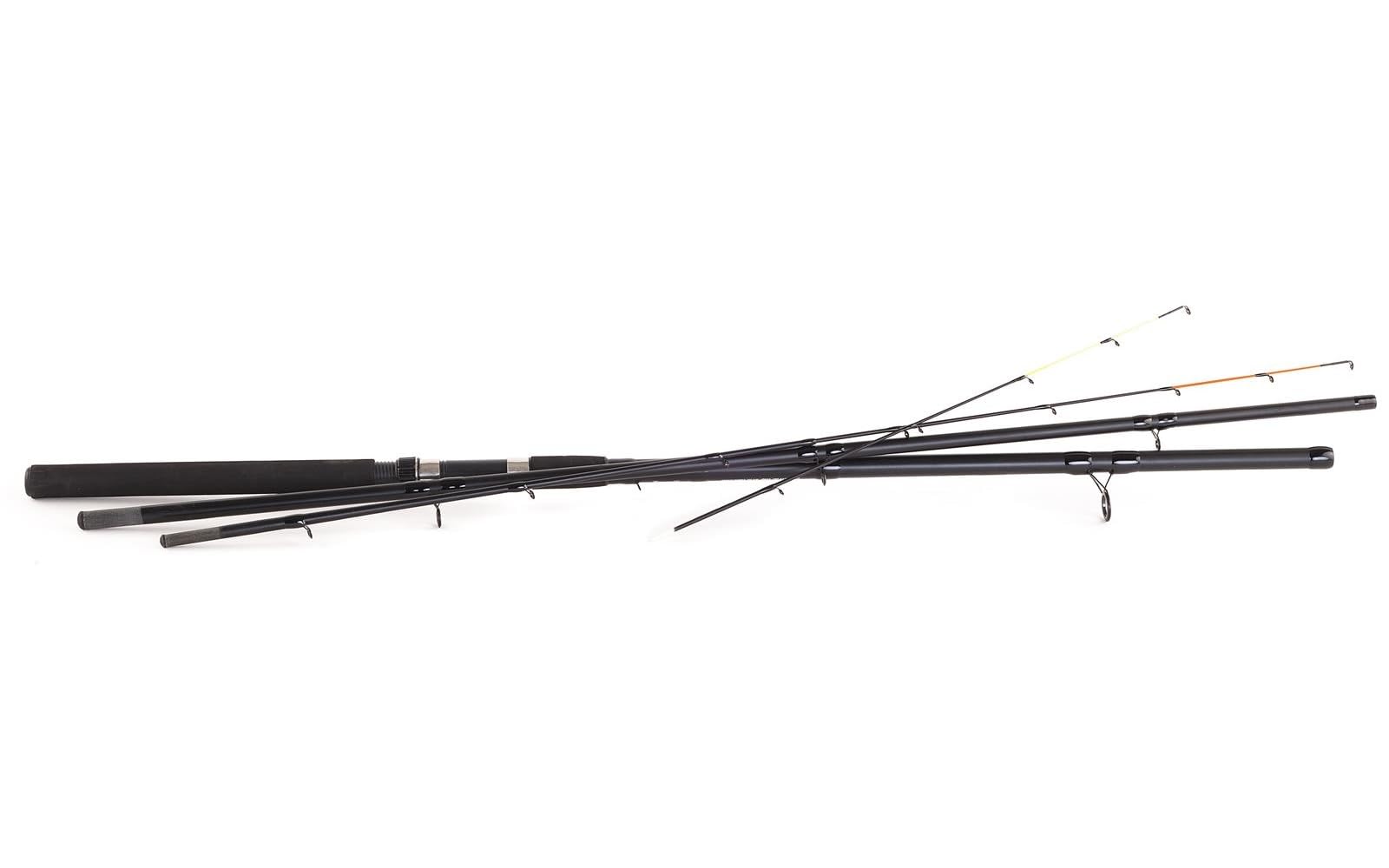 Feedercombo 300 Starter 3,00m 120g Rute + Cross Water 2500 Rolle | Preiswertes Feeder-Komplettset für Einsteiger mit 3,00m Feederrute, 2 Spitzen und Cormoran Frontbremsrolle