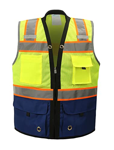Shine Bright Safety Vest - High Visibility with Reflective Straps and Pockets โ Premium, Soft, Durable, and Breathable โ ANSI CLASS 2 (Size XL, Royal Blue) Shine Bright Safety Vest - High Visibility with Reflective Straps and Pockets โ Premium, Soft, Durable, and Breathable โ ANSI CLASS 2 (Size XL, Royal Blue)