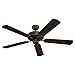 Sea Gull Lighting 15030-829 Protruding Mount, 5 Teak Wood Grain Blades Ceiling fan, Russet Bronze Finish