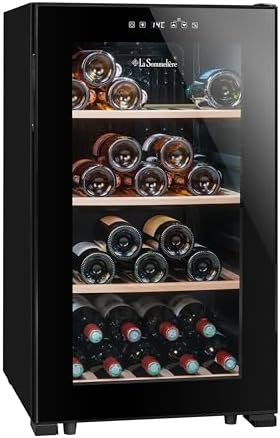 LA SOMMELIERE Cave de mise à température LS52BLACK 52 Bouteilles