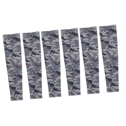 Manches camouflées anti-UV en soie de glace BESPORTBLE, lot de 3 paires pour bras