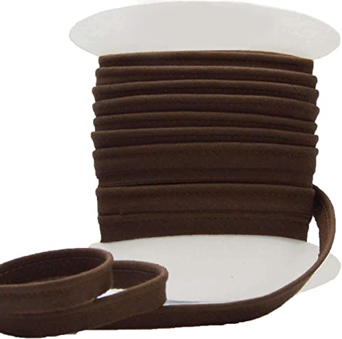 designers-factory Passepoil Coton marron – Plus de 20 coloris disponibles - Passepoil Couture en coton de très belle qualité facile à coudre et idéal...