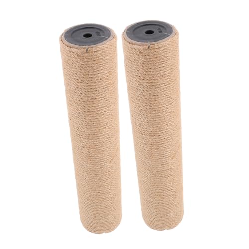 Hohopeti 2pezzi Tiragraffi Di Ricambio Per Gatti in Sisal Design Verticale Accessorio Fai Da Te Per Alberi Per Gatti Facile Sostituzione Per Usura Promuove Attività Sana Per