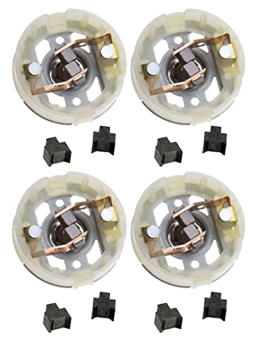 WANGCL 4 piezas de herramientas motorizadas portaescobillas de carbón Portaescobillas de carbón Compatibles con Bosch Makita RS/GRS550VC Taladro inalámbrico con batería