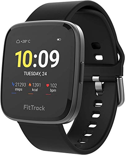 FitTrack Atria Fitness Watch - Sport Workout Smart Watch - Fit Watch for Women, Men, Kids - Track Heart Rate, Sleep, Breathing