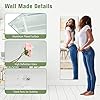 GOFLAME Frameless Wall Mirror, Full Length Rectangle Mirror with Beveled Edge, Wall Mounted Dressing Mirror for Living Room, Bedroom, Vanity Room, Silver