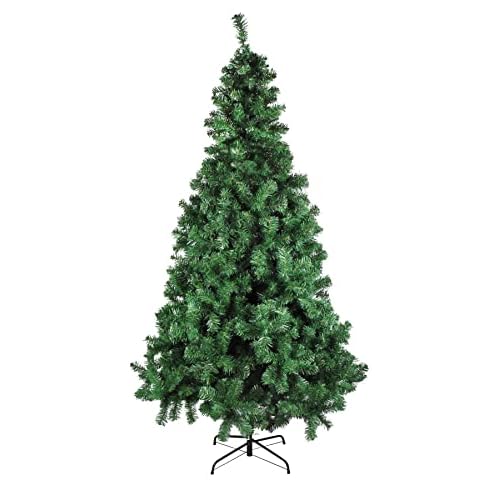 Albero di Natale TOFANE Verde Rami Fissi con Apertura ad Ombrello Realistico (90H cm - 100 Rami)