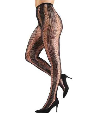 Image of MeMoi Epic Stripe Glamour Fishnet Tights