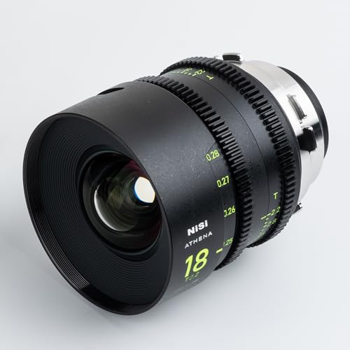Image of NiSi - Athena Prime 18mm T2.2 Full Frame Cinema Lens, Compatible with ARRI PL Mount Cameras, Wide Angle Lens Full Frame, Quality Build, Great Low-Light Performance and Image Quality Camera Accessories