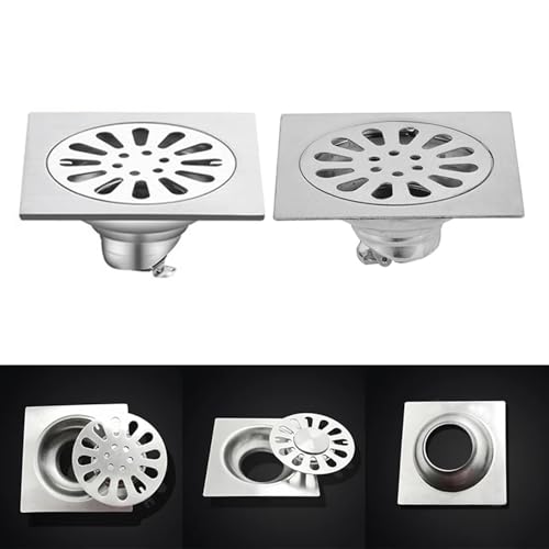Drain de sol en acier inoxydable pour machine à laver et évacuation de douche - 8