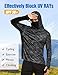 Mens Sun Shirts with Mask SPF Fishing Hoodies for Men Long Sleeve Camo Outdoor Hiking Athletic Shirts with Hood UV Clothing