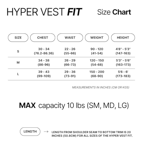 HYPERWEAR Hyper Vest FIT 10 lb