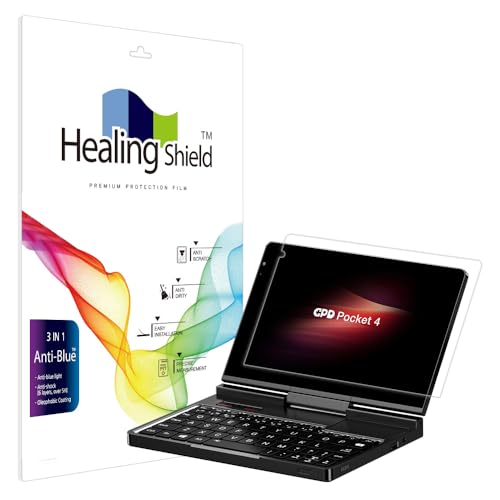 Healingshield XLV[tیtB Screen Protector Eye Protection Anti UV Blue Ray Film Compatible with GPD Pocket 4