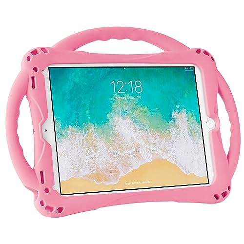 Funda ligera de iPad Air a prueba de golpes infantiles rosa