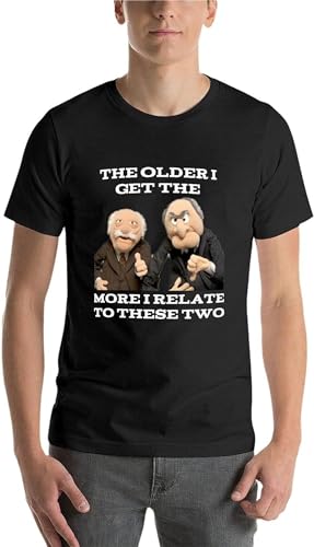WLMDZYH New Statler and Waldorf Haters Gonna Hate T-Shirt Plus Size Tops Blank t Shirts Anime t-Shirt t Shirt Men Black