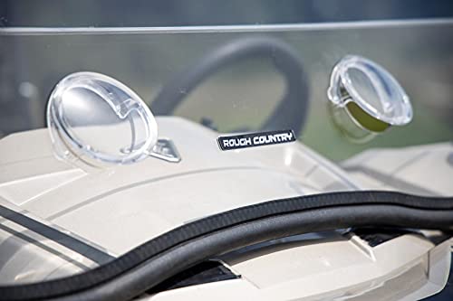 Rough Country Vented Full Windshield for Yamaha Viking 700 (2015-2024) - Scratch Resistant 1/4" Polycarbonate, 250x Stronger than Glass by Rough Country - Image 9