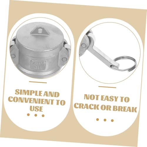 Raccord rapide à came Camlock Type DC inox pour bouchon de plomberie