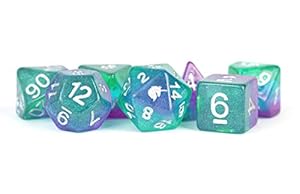Metallic Dice Games Aurora Einhorn Würfelset 16mm