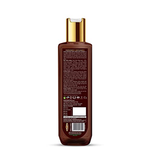 Image of Khadi Organique Onion & Ginger Hair Shampoo | Herbal Cleanser Formula For Dandruff & Itchy Scalp | Nourishing, Hydrating & pH Balanced | Reduce Hair Thinning, Adds Volume | SLS & Paraben Free - 200ml