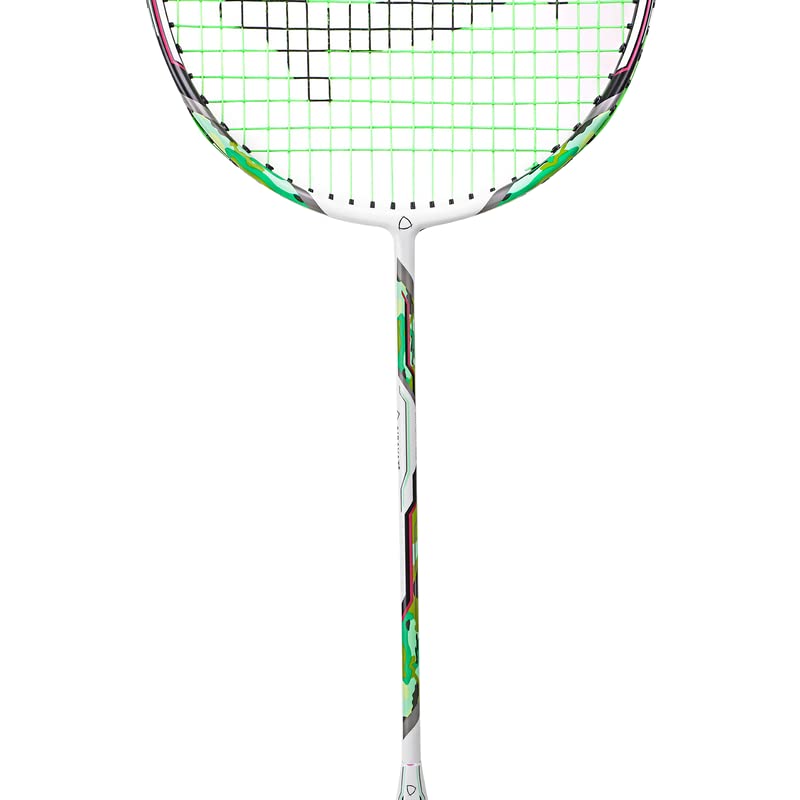 Image of Airavat Smash Badminton Racket, Full Size Carbon Graphite Badminton Racquet, Green