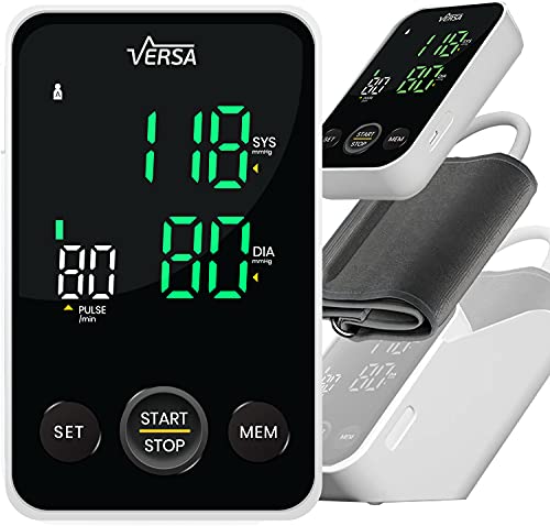 Care Touch Versa Blood Pressure Monitor, Automatic Upper Arm BP Monitor with Storage & Blood Pressure Cuff - Adult Digital Blood Pressure Machine for Personal and Professional Use