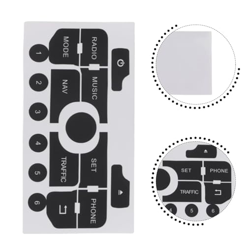 Rénover intérieur Citroën C3 C5 stickers boutons usés - 3