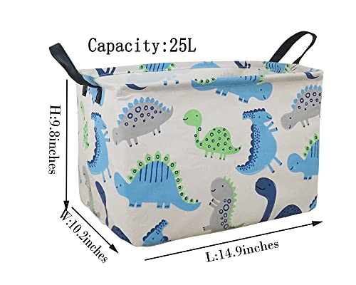 Image of MAIZMZ Rectangular Storage Basket Collapsible Organizer Bin Waterproof Toy Box for Organizing Home /Dorm /Kitchen /Pet /Office /Closet /Shelf /Gift Baskets