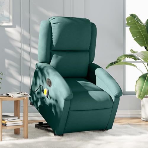 ShGaxin Sillón Masaje eléctrico reclinable elevable Tela Verde Oscuro, Sillón De Relax, Sillon Masaje Relax, Sillon Relax Electrico, Hogar Sillon Relax, Sillones Comodos, Sofa Tantra - 3204206