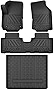 AUTOSAVER88 Floor Mats Set for 2018-2023 Chevrolet Equinox w/o Rear Subwoofer, Custom Fit All Weather Black Floor Mats 3 Row & Cargo Liner Mat Set