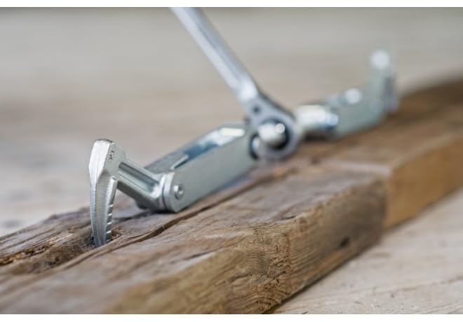IQ-Tools Professioneller Balkenzug mit Kunststoffgriff: Robuster Schwerlast-Hebevorrichtung für Balken –Manueller Balkenheber – Zuggerät für Baustelle, Handwerk & Sichere Balkentransportvorrichtung
