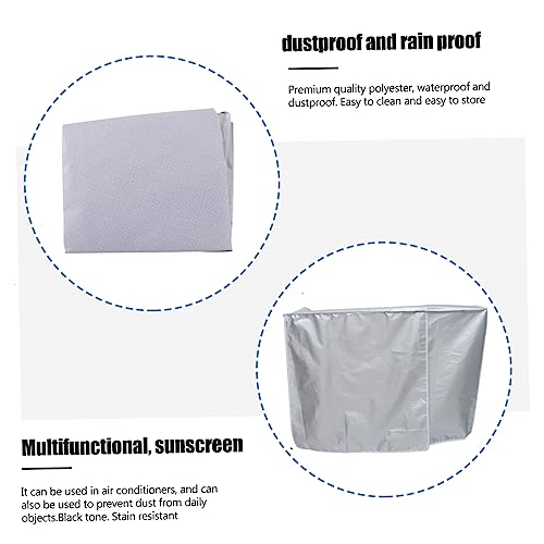 Housse de climatiseur extérieur imperméable bâche protection soleil 3x - 8