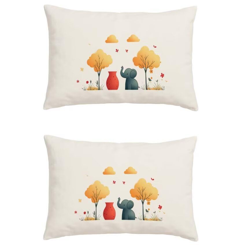 Housse coussin exterieur dessin animé lin étanche de haute qualité